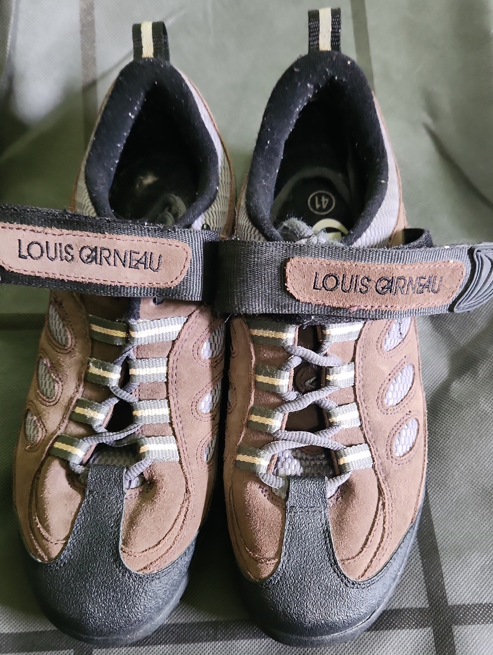 Louis Garneau Brown Cycling Shoes